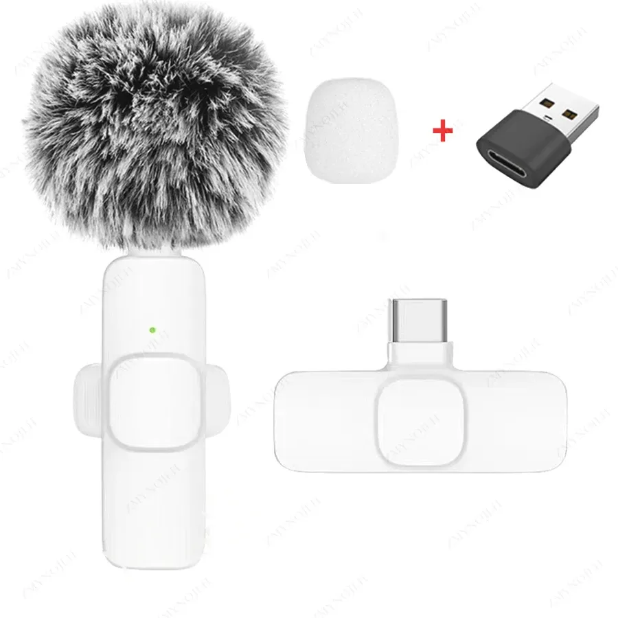 Microphone-cravate sans fil compact pour iPhone, Android, PC et caméra – Enregistrement vidéo et diffusion en direct 11