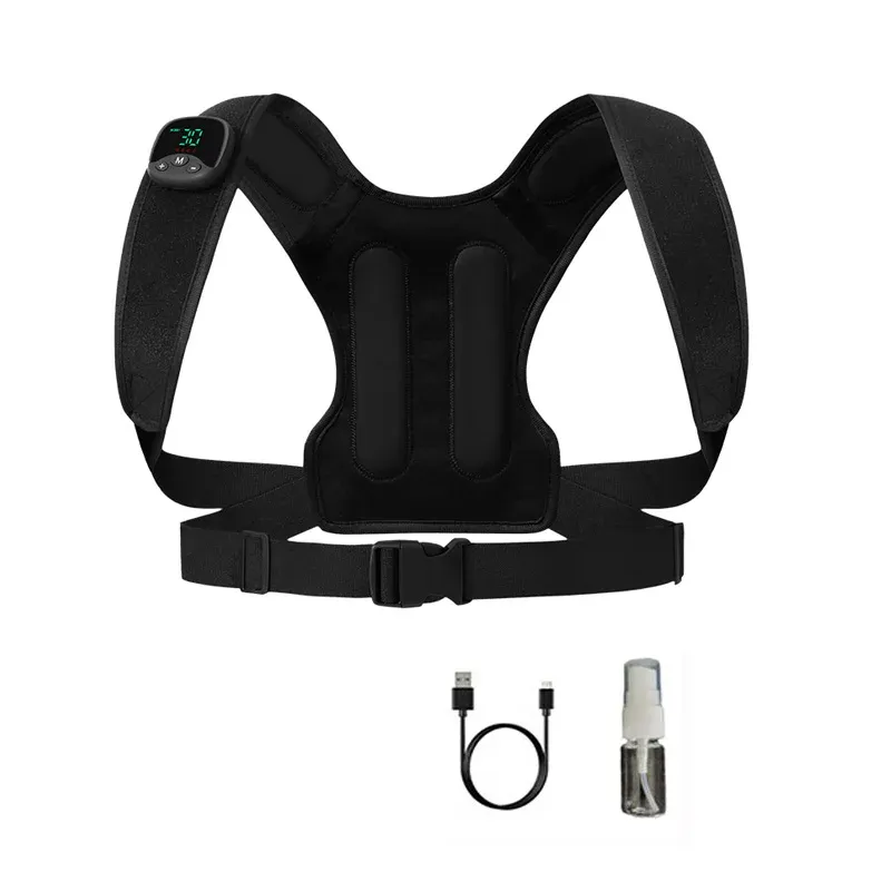 Stimulateur musculaire électrique EMS pour le dos et les épaules, masseur anti-stress avec correction de posture, rechargeable par USB 7