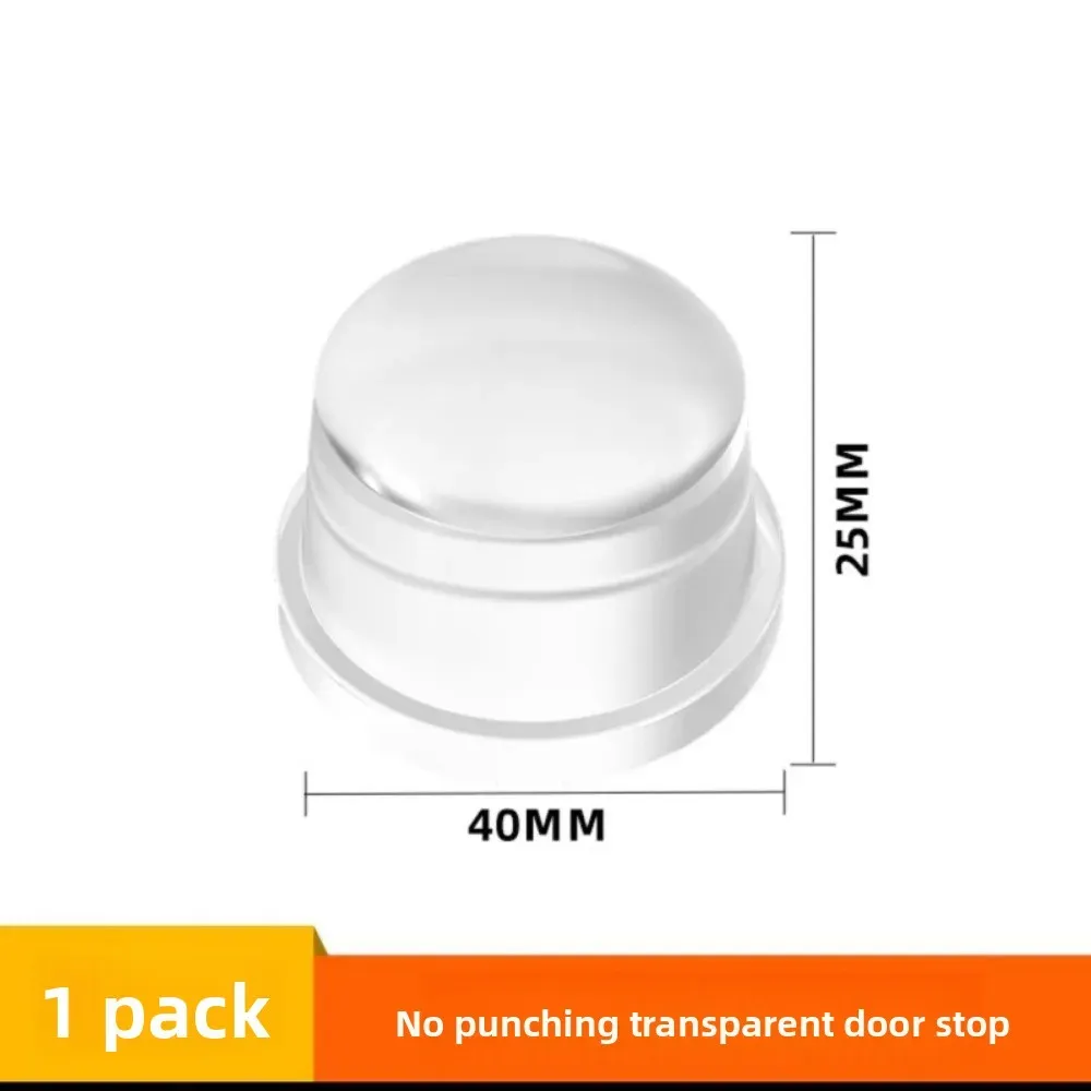 Butoir de porte en silicone transparent, sans perçage, tampon anti-chocs pour bureau et maison, protection murale, arrête-porte, amélioration de l'habitat 7