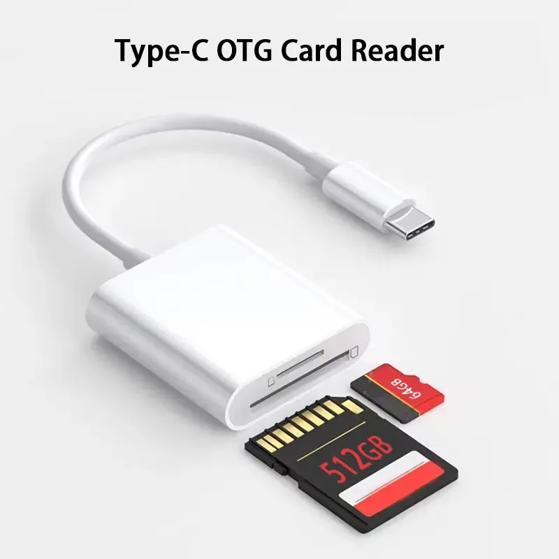 Lecteur de carte USB-C en situation de voyage