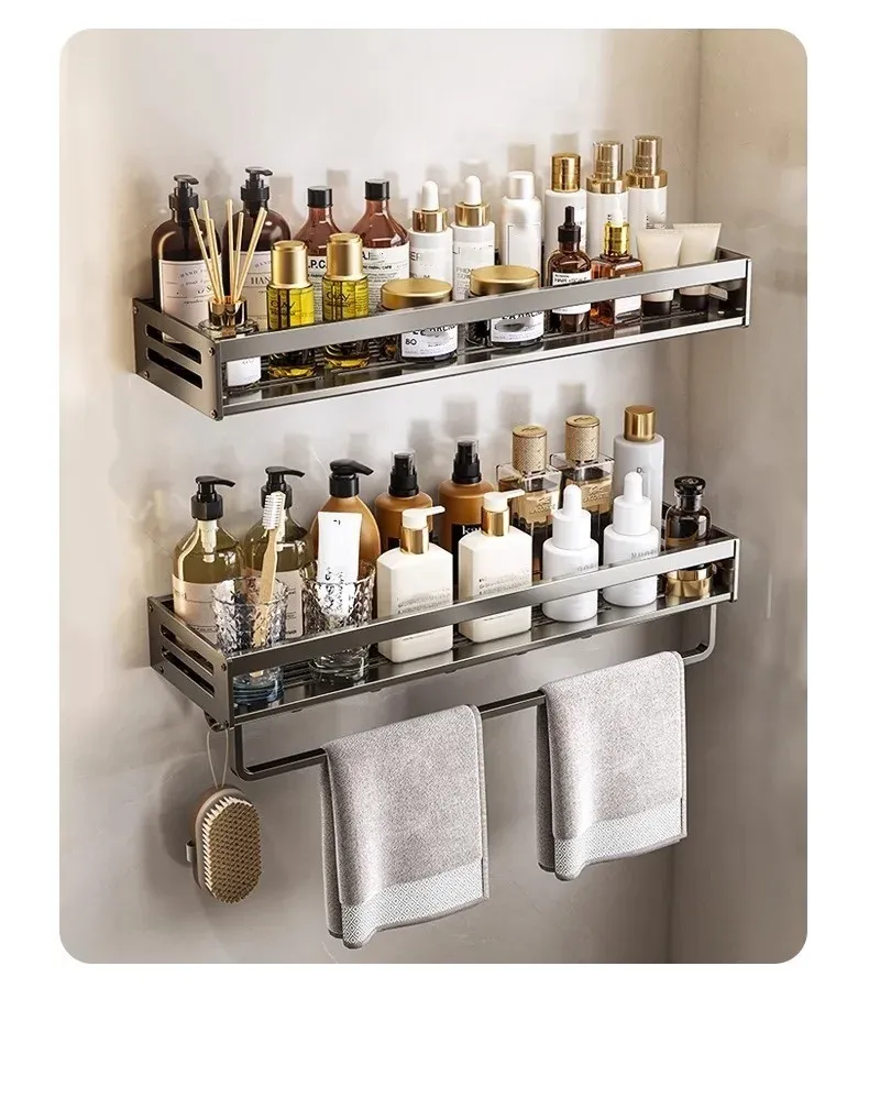 Étagère de salle de bain au design épuré