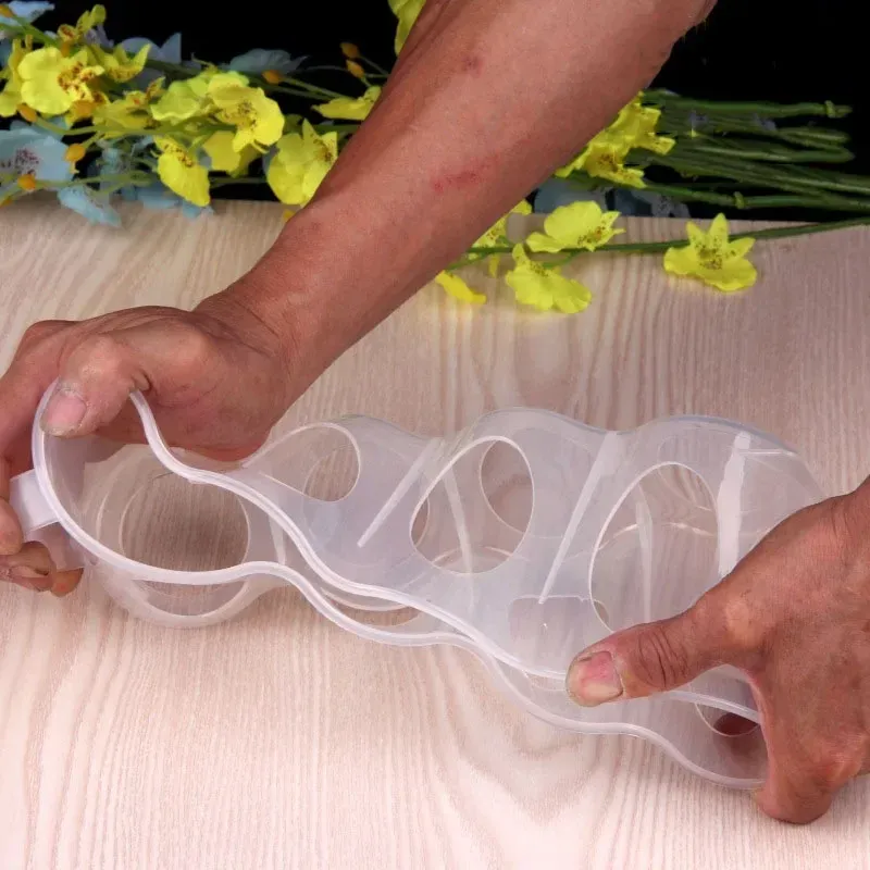 Boîte de rangement portable pour canettes de soda, adaptée aux étagères de réfrigérateur, support pour canettes de bière, étagère coulissante de rangement pour réfrigérateur, plastique transparent 4