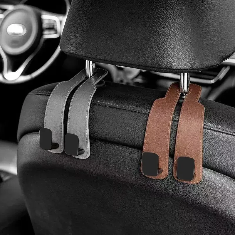 Crochets de fixation pour appuie-tête de voiture, support de sac, organisateur de dossier de siège, clips de fixation automobile. 4