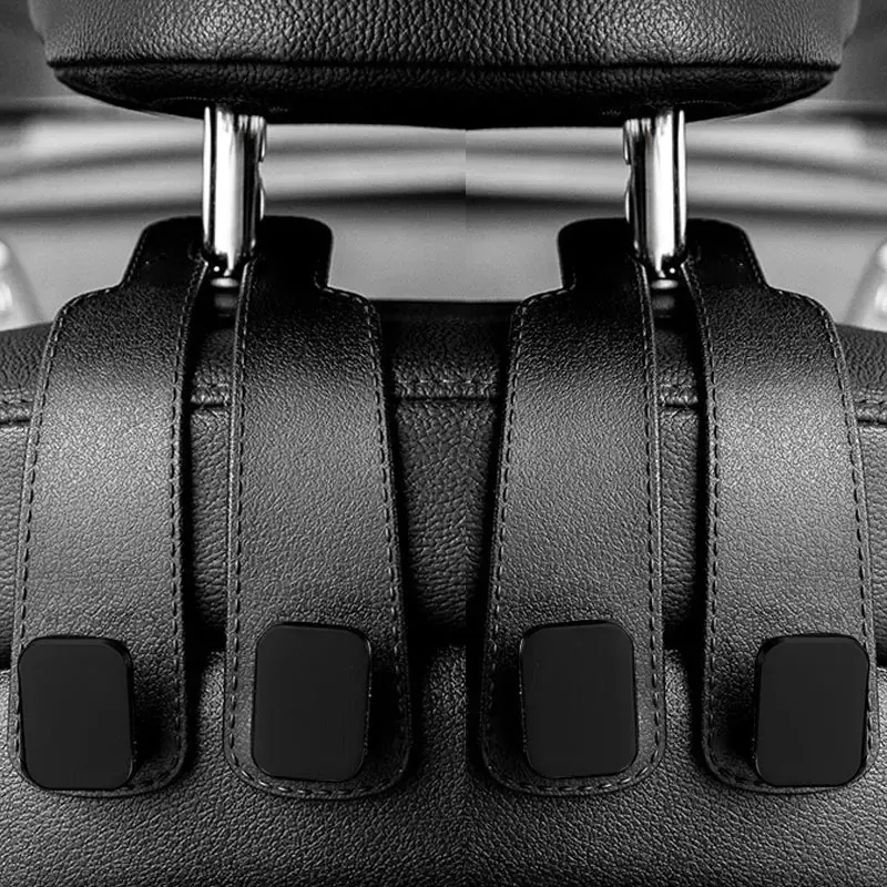 Crochets de fixation pour appuie-tête de voiture, support de sac, organisateur de dossier de siège, clips de fixation automobile. 9