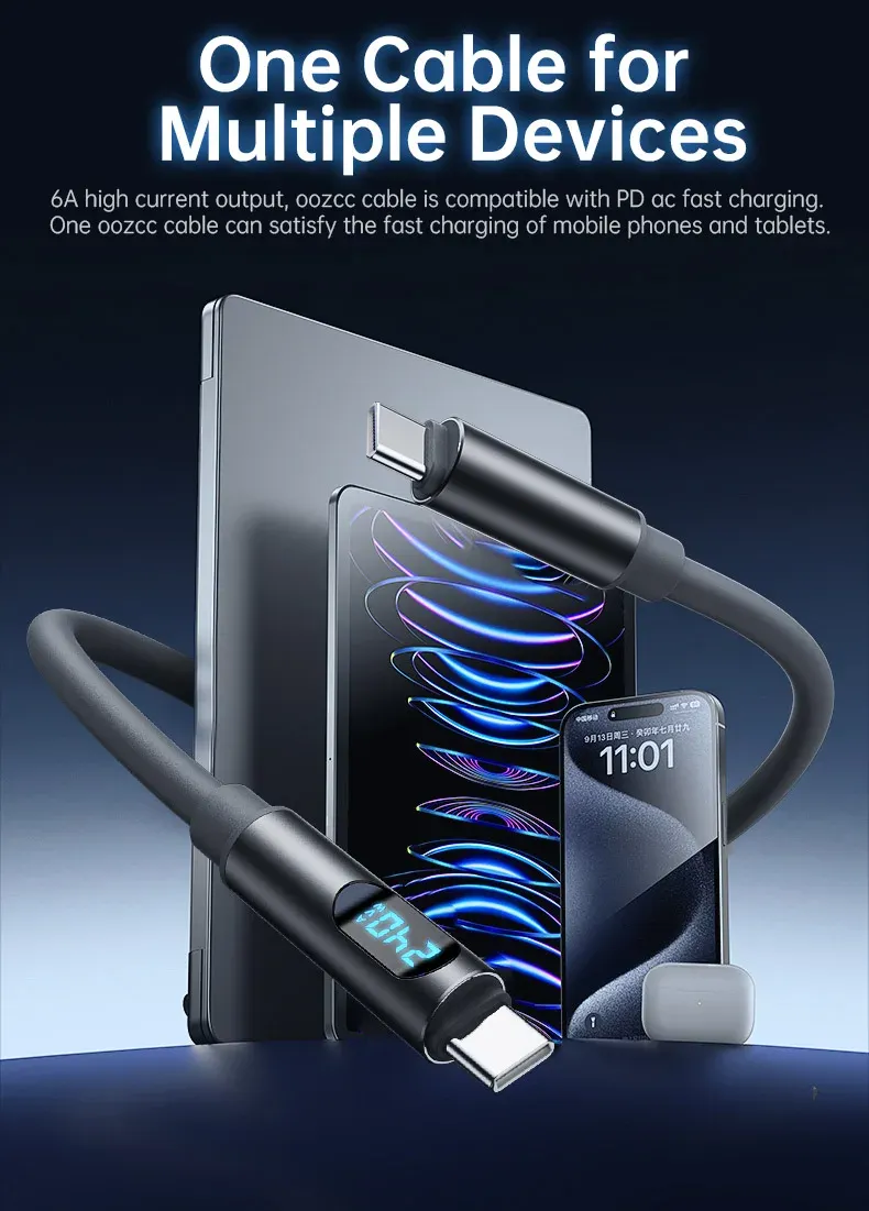 Câble de charge PD Type-C, présentation finale