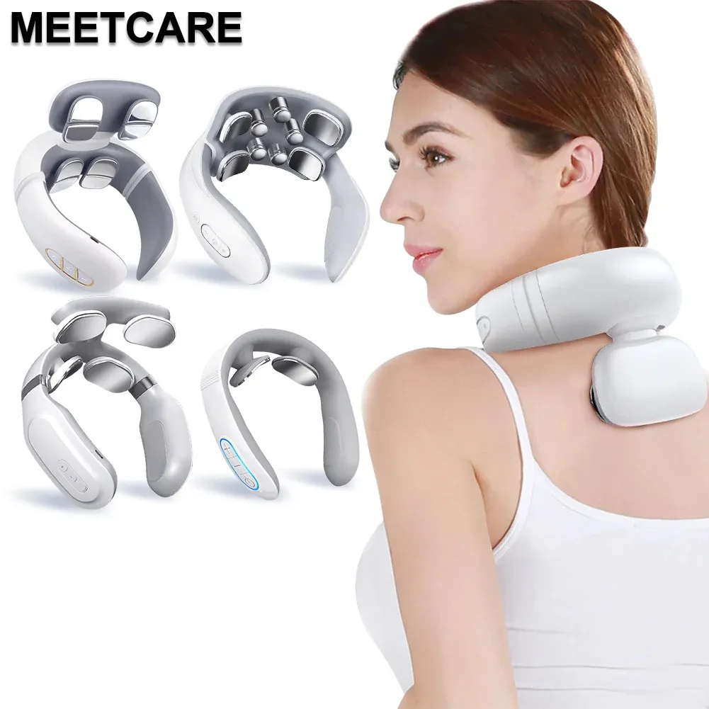 Masseur intelligent pour le dos et la nuque à électrostimulation TENS sans fil