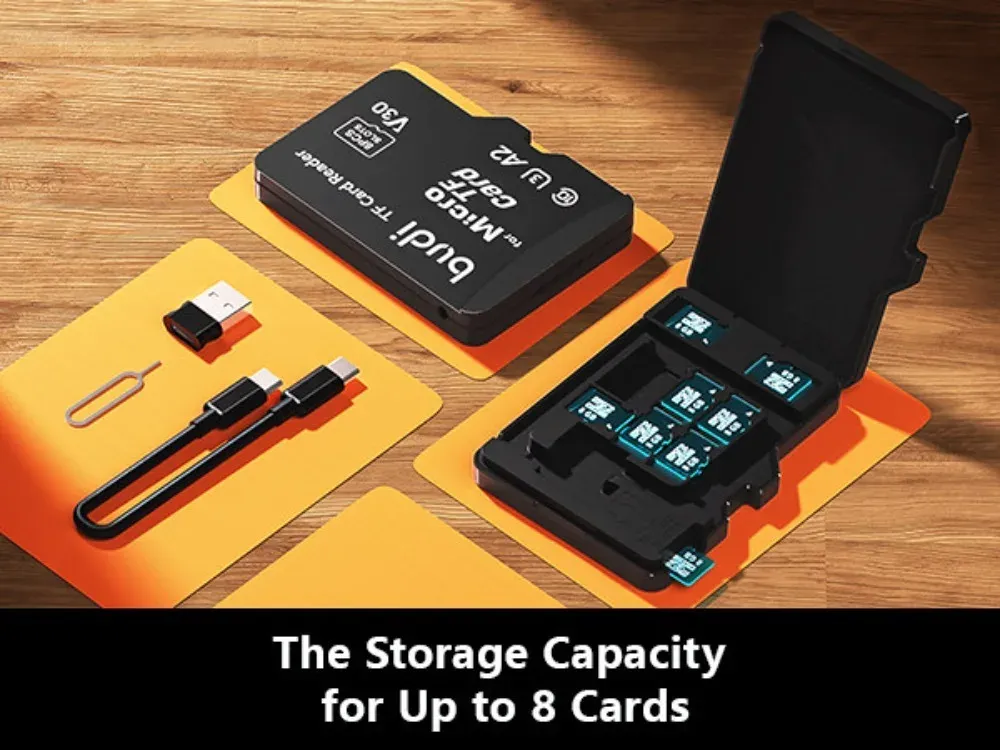 Lecteur de cartes mémoire BUDI TF, design et ergonomie