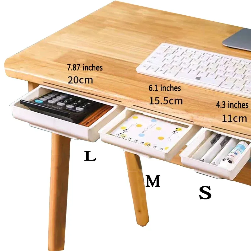 Rangement de bureau discret vue de détail