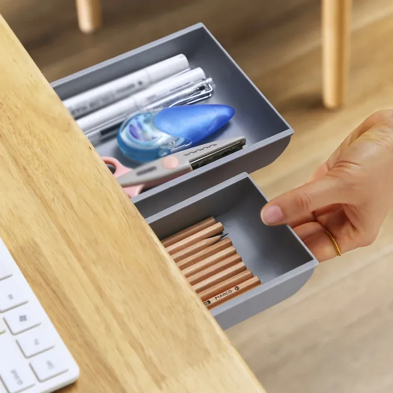 Rangement caché pour bureau moderne