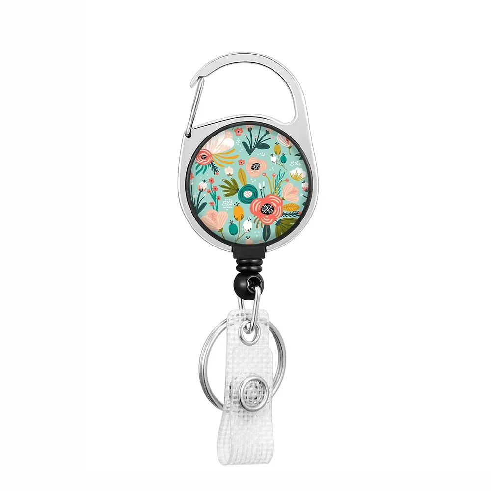 Porte-badge rétractable avec cordon et clip 7