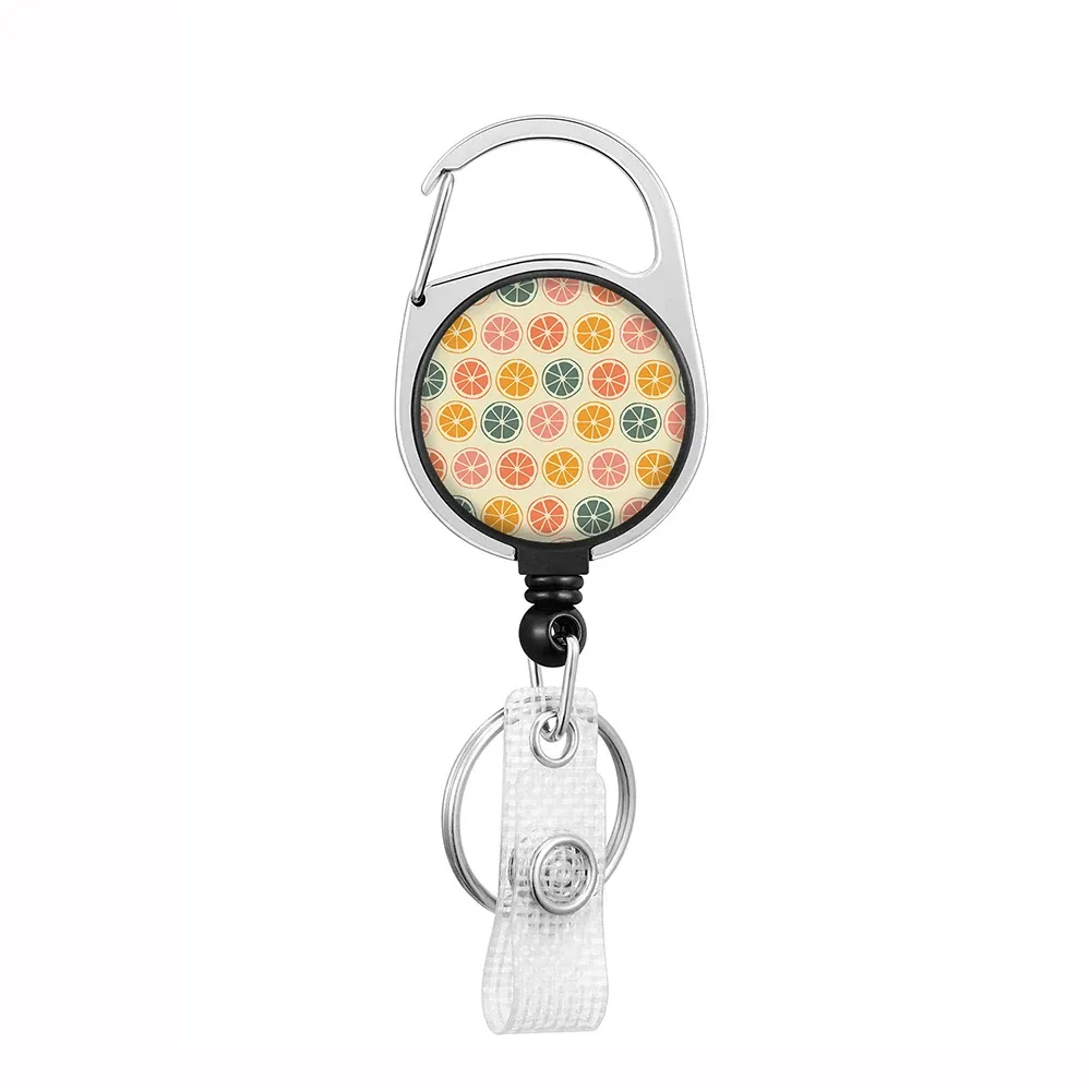 Porte-badge rétractable avec cordon et clip 24