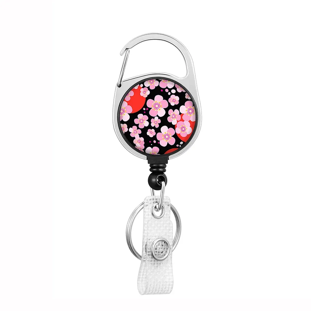 Porte-badge rétractable avec cordon et clip 23