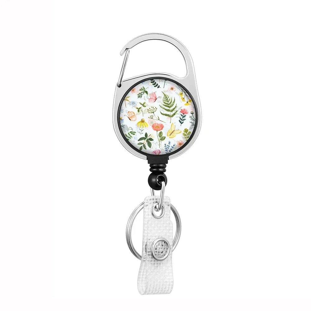 Porte-badge rétractable avec cordon et clip 22