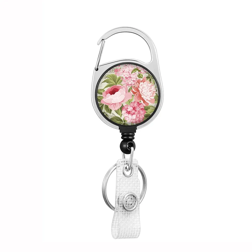 Porte-badge rétractable avec cordon et clip 19