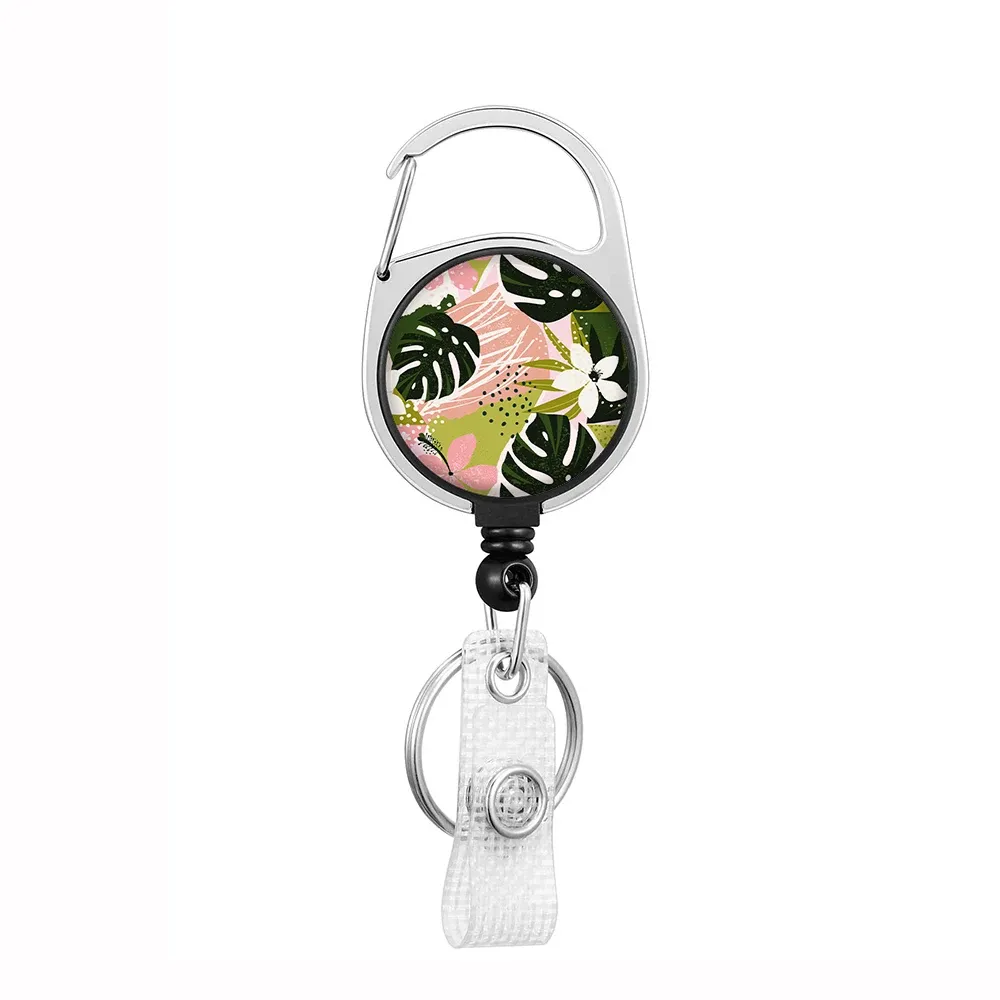 Porte-badge rétractable avec cordon et clip 16