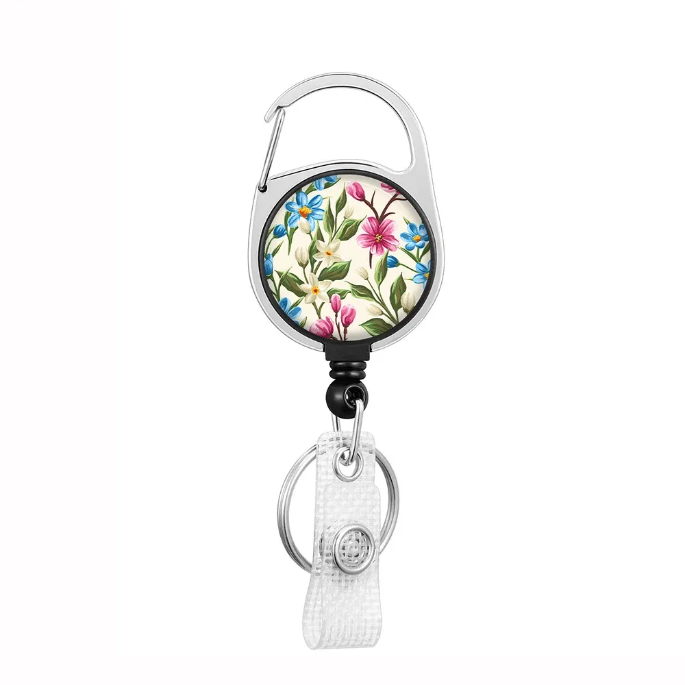 Porte-badge rétractable avec cordon et clip 15