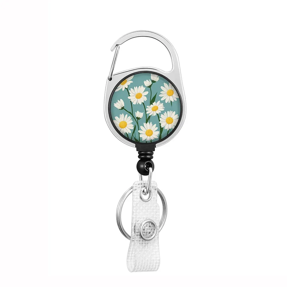 Porte-badge rétractable avec cordon et clip 14