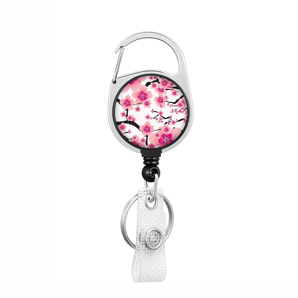 Porte-badge rétractable avec cordon et clip 39
