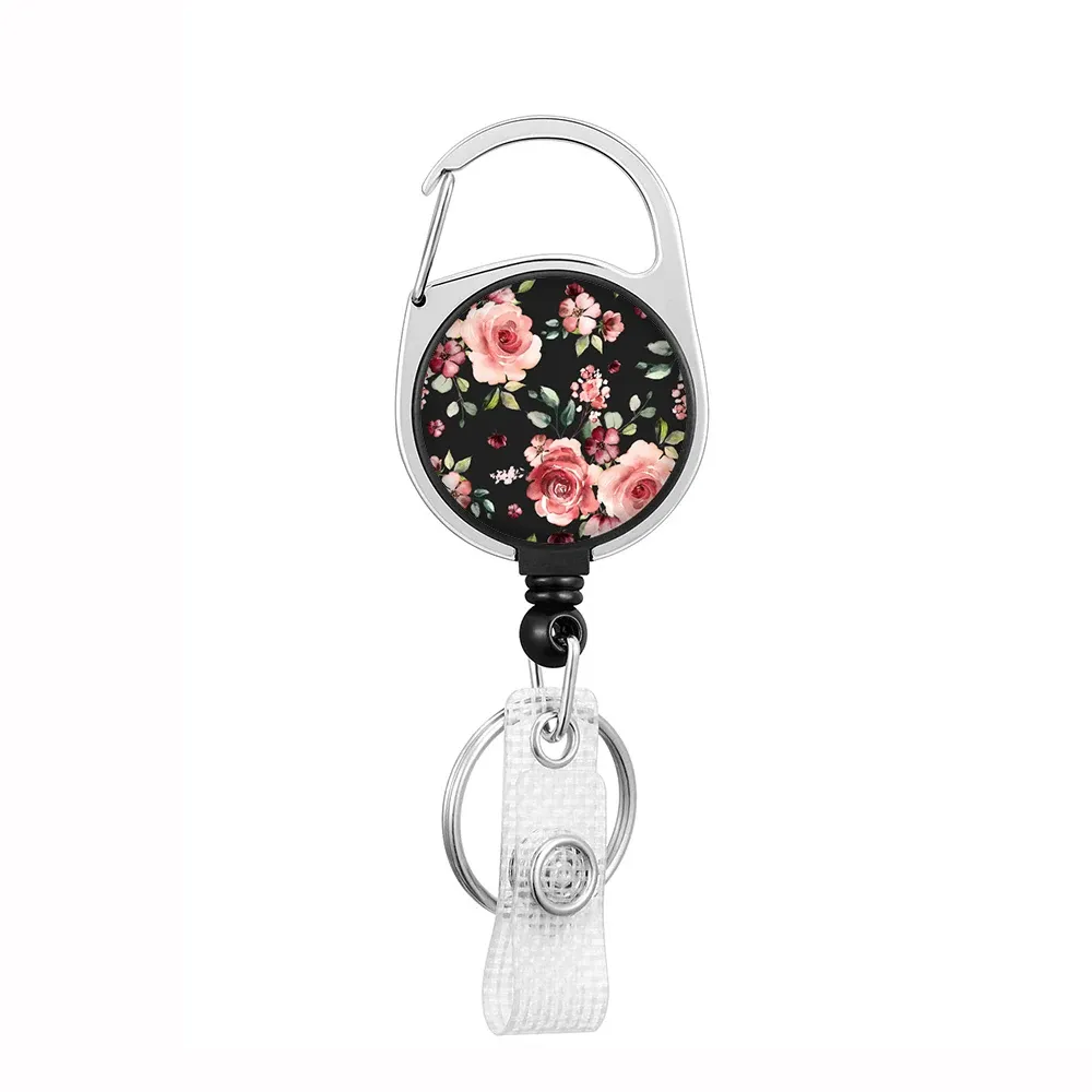Porte-badge rétractable avec cordon et clip 37