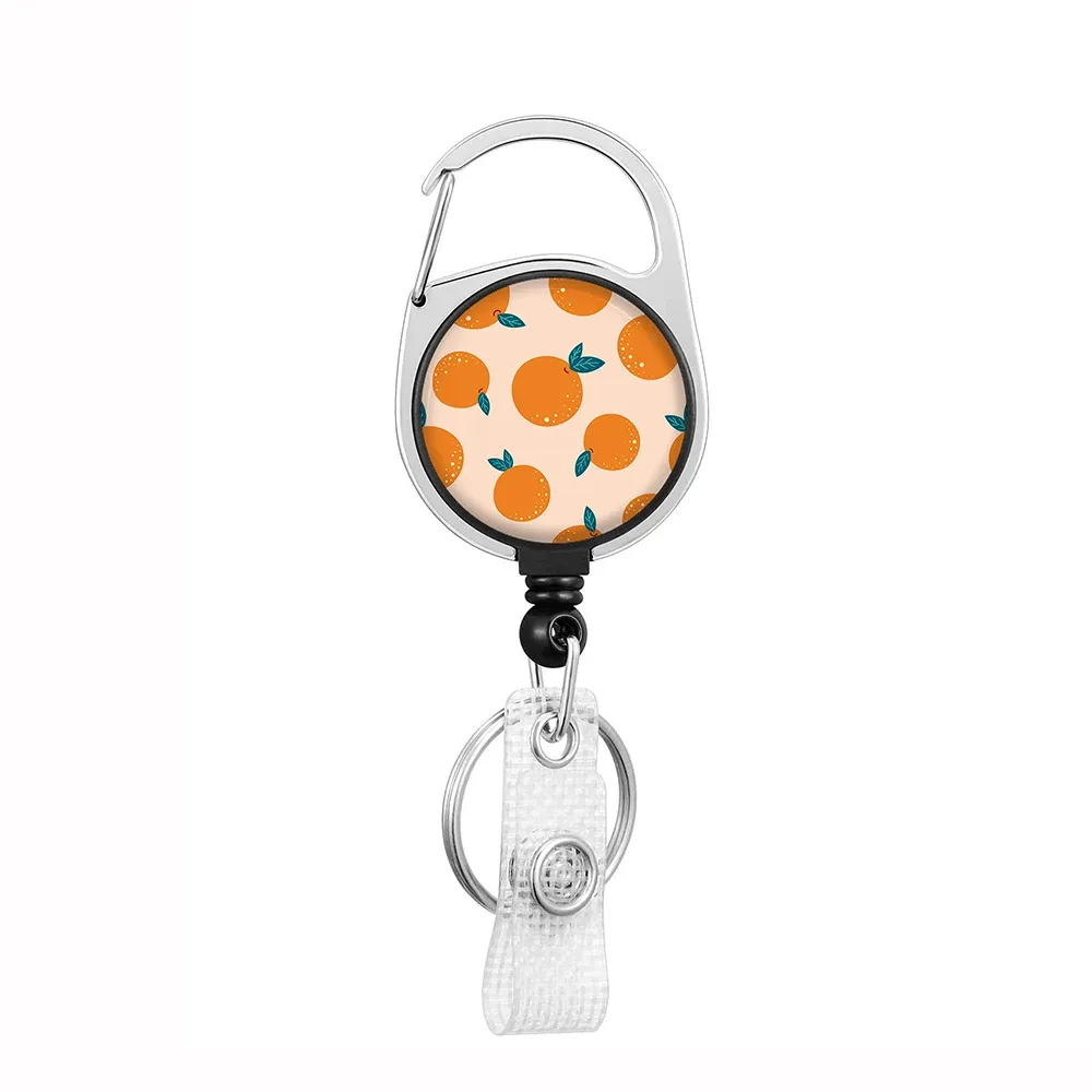 Porte-badge rétractable avec cordon et clip 35