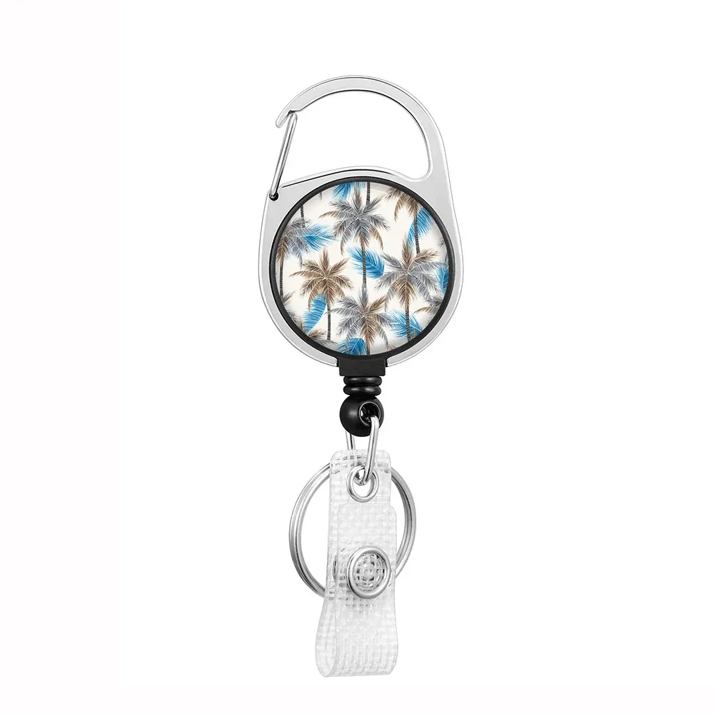 Porte-badge rétractable avec cordon et clip 34