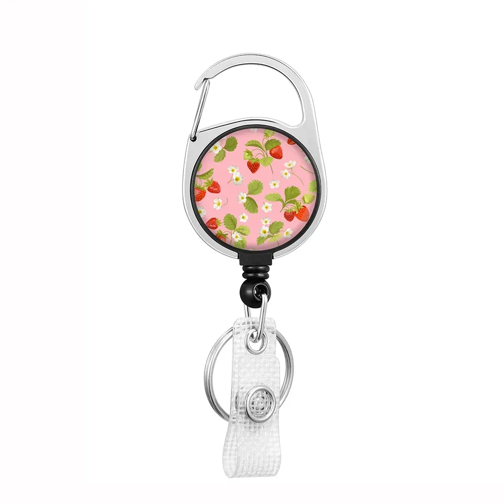 Porte-badge rétractable avec cordon et clip 33