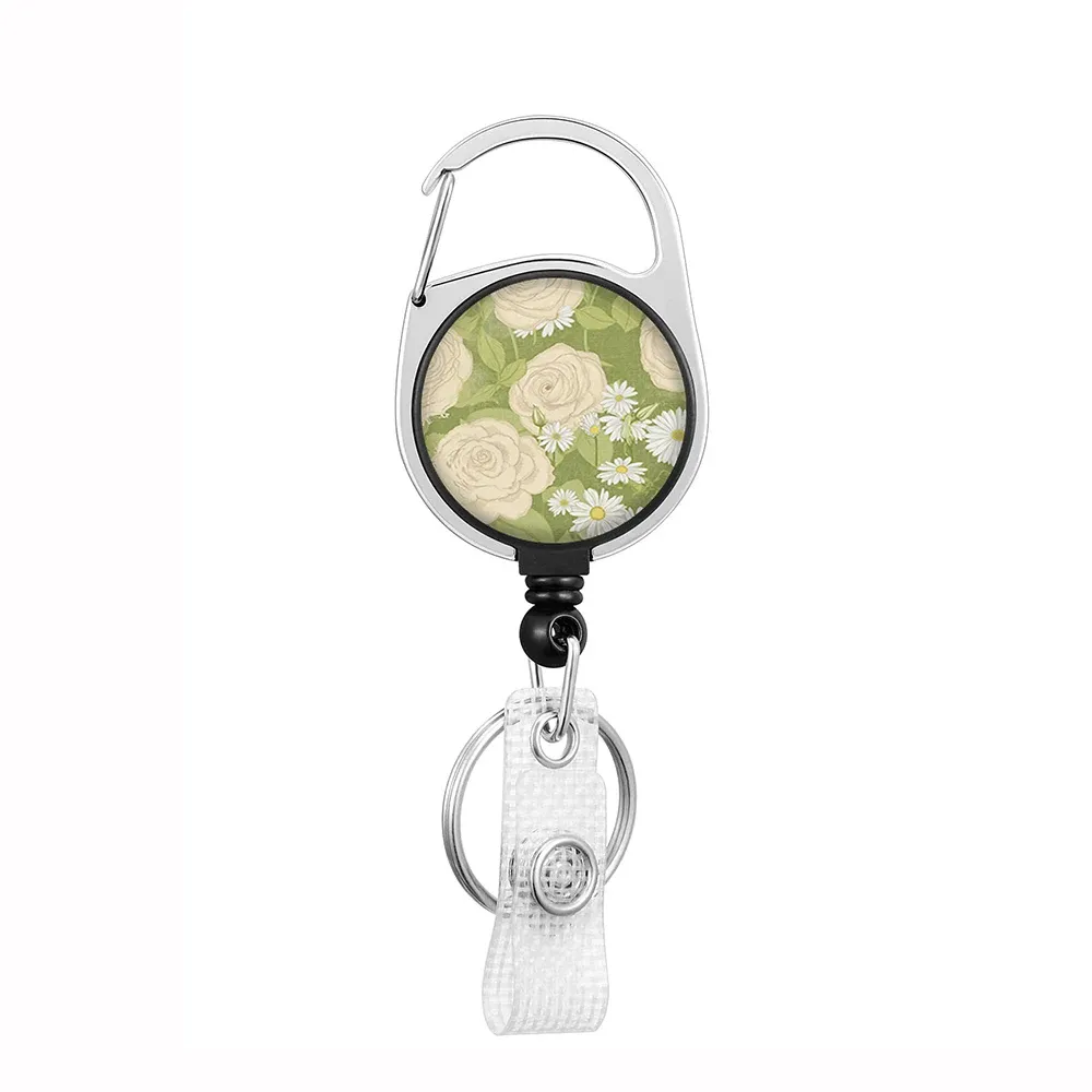 Porte-badge rétractable avec cordon et clip 31