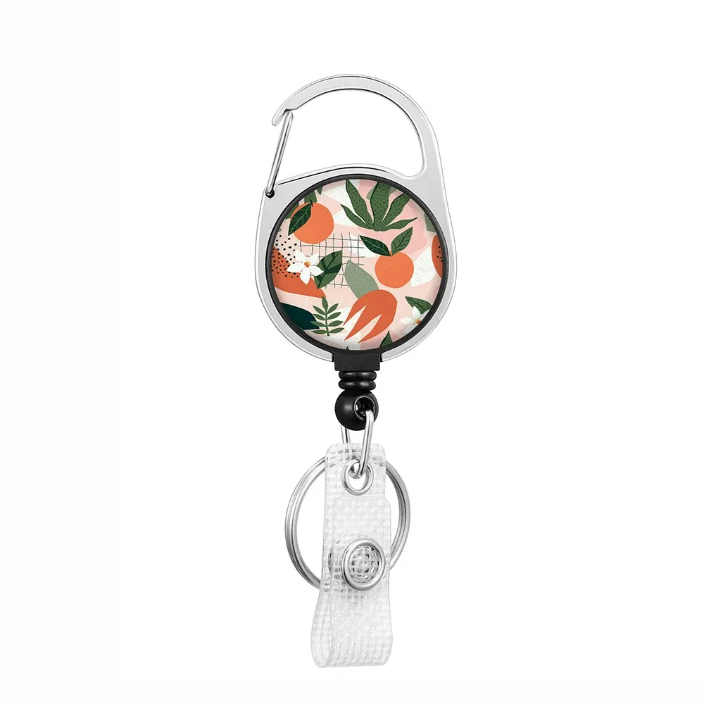 Porte-badge rétractable avec cordon et clip 28