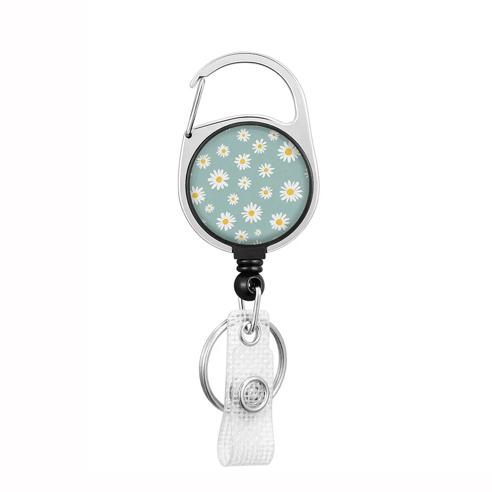 Porte-badge rétractable avec cordon et clip 26