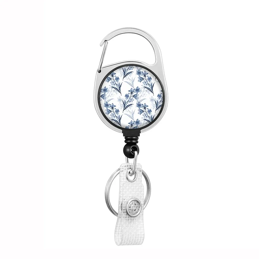 Porte-badge rétractable avec cordon et clip 54