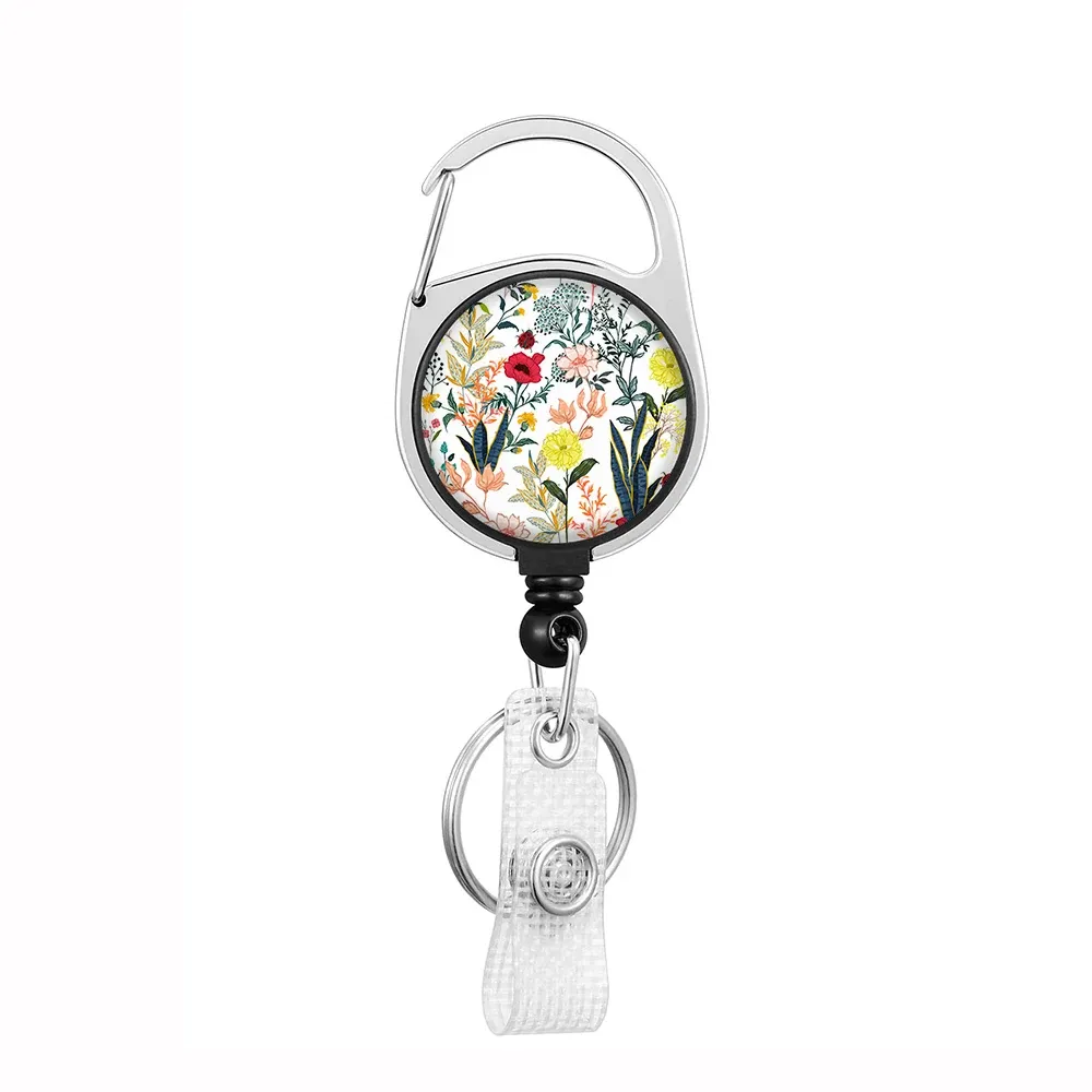 Porte-badge rétractable avec cordon et clip 51