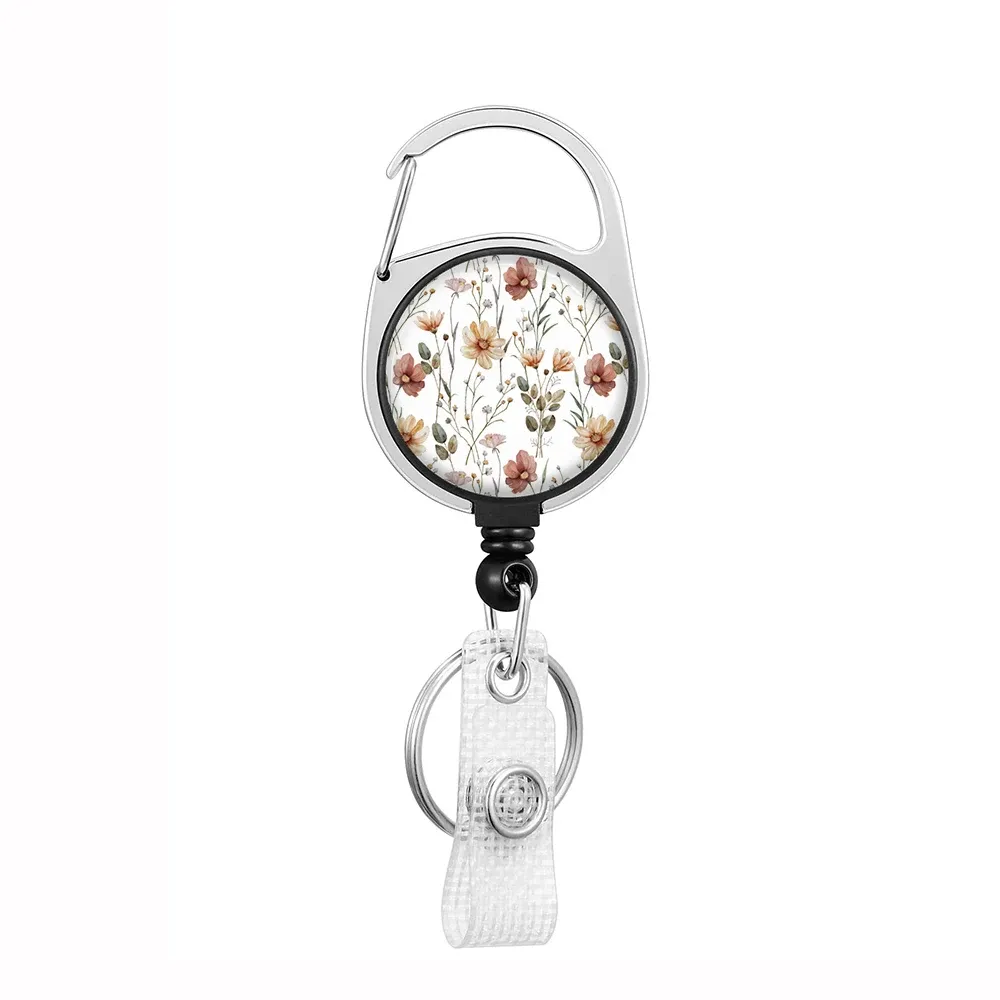 Porte-badge rétractable avec cordon et clip 48