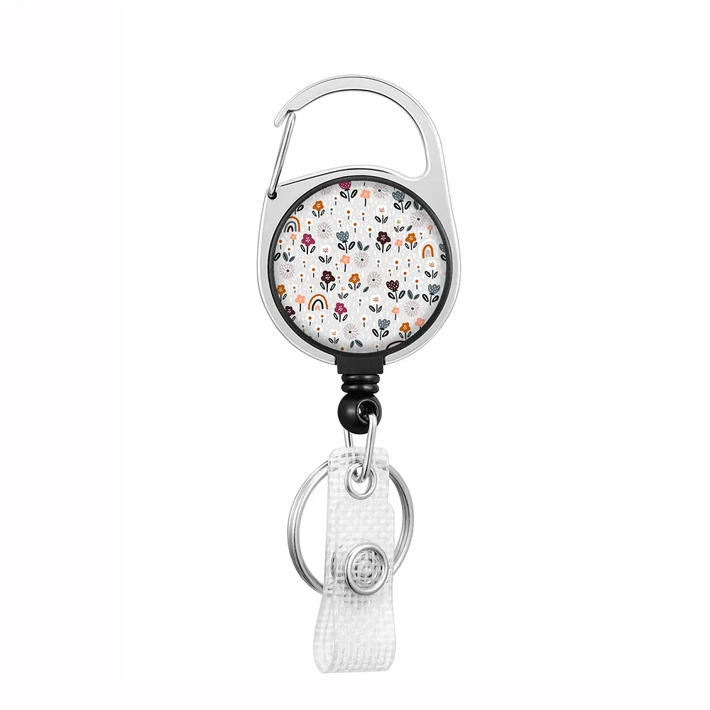 Porte-badge rétractable avec cordon et clip 47