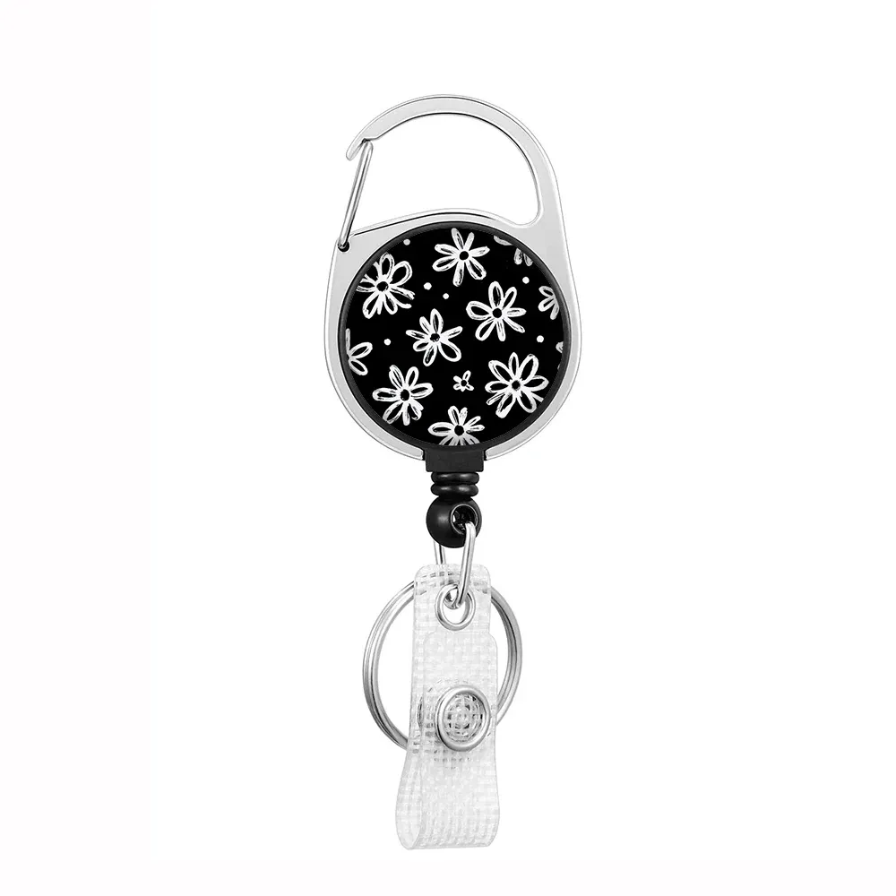 Porte-badge rétractable avec cordon et clip 45
