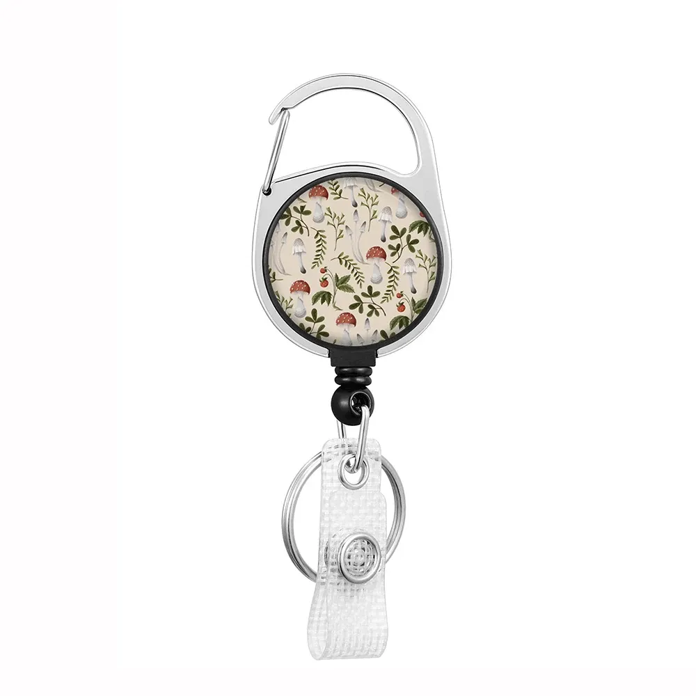 Porte-badge rétractable avec cordon et clip 59