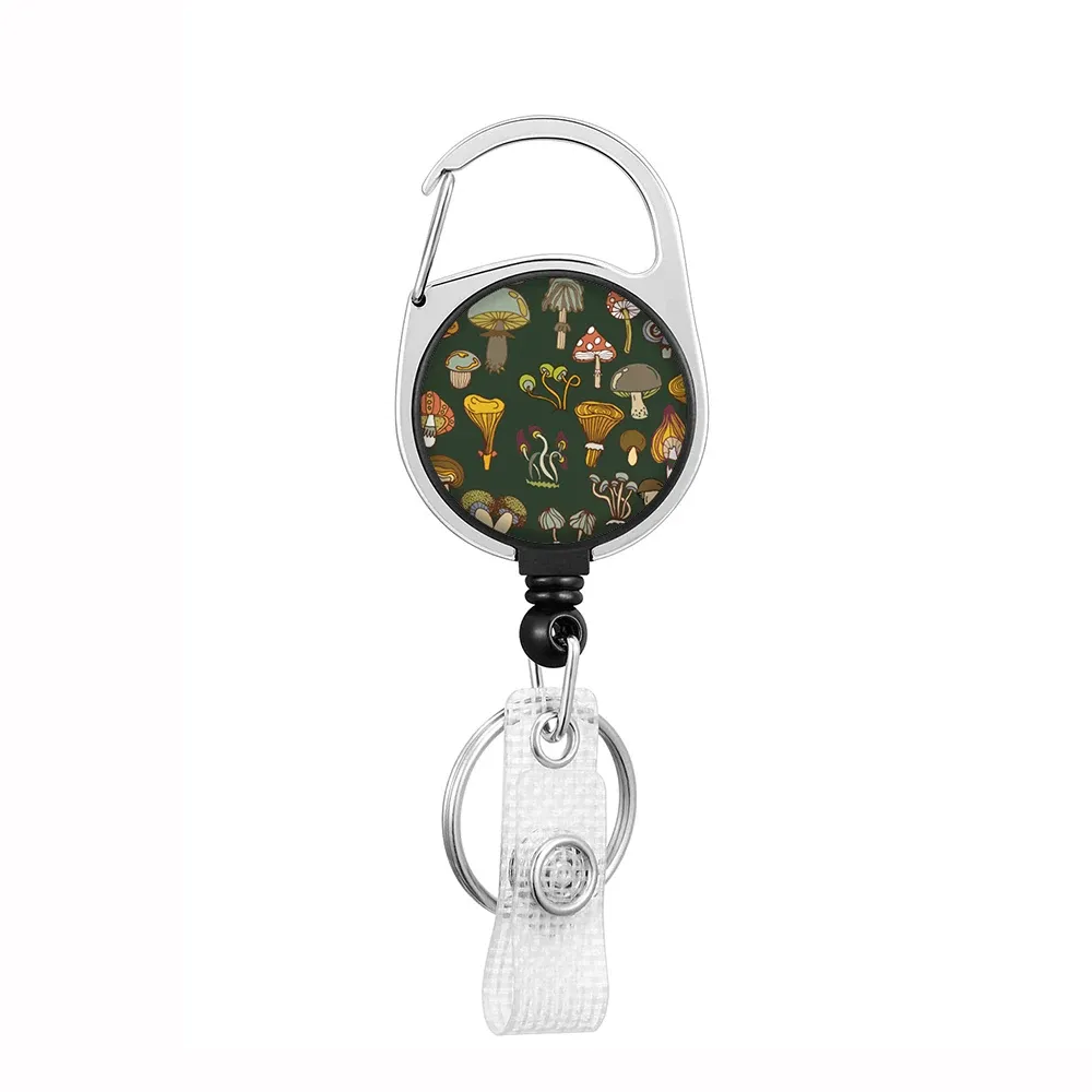 Porte-badge rétractable avec cordon et clip 57