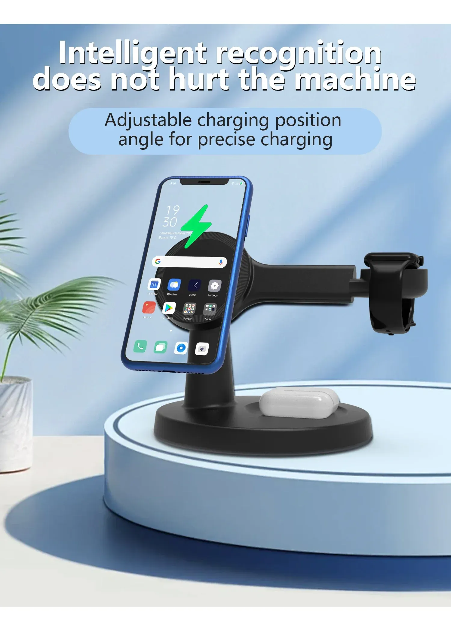 Gros plan sur les zones de charge