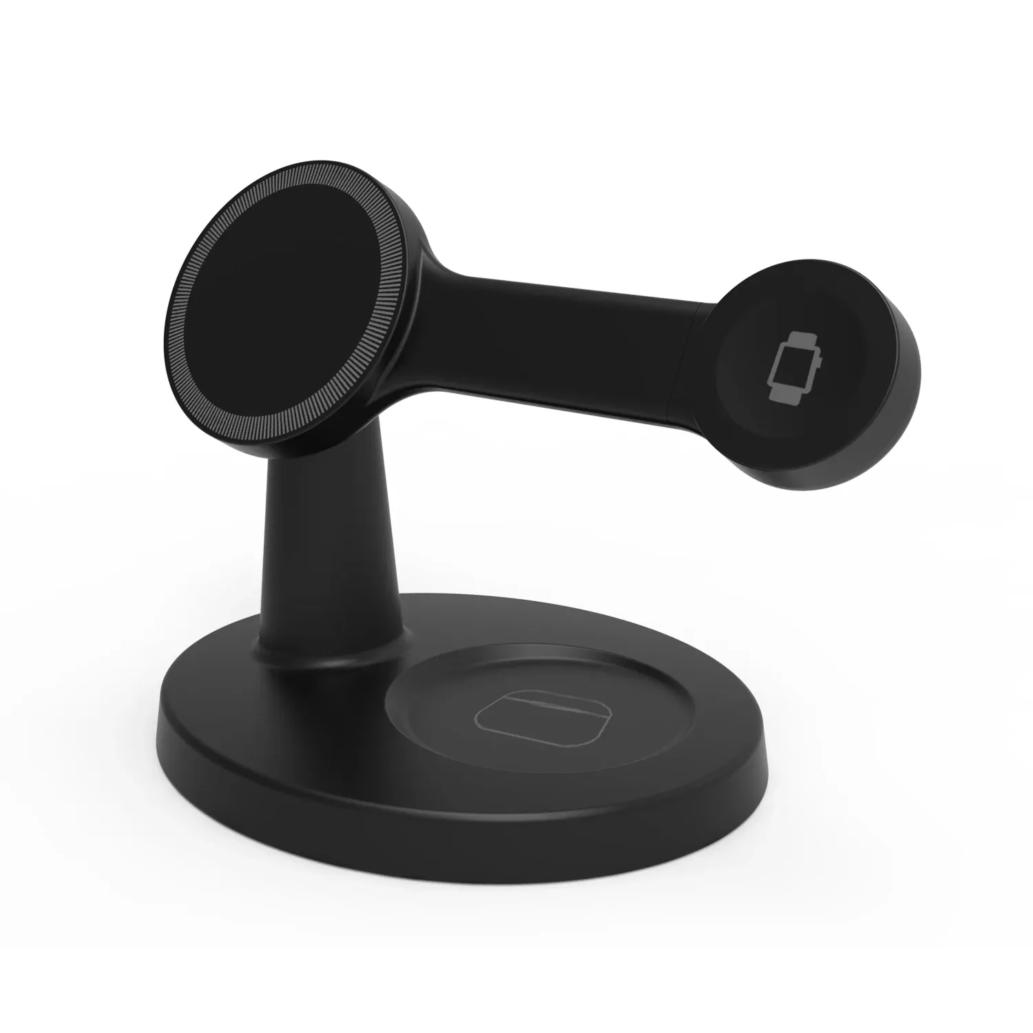 Support de chargeur magnétique sans fil 3 en 1 pour MagSafe iPhone 16, 15, 14, 13 Pro Max, Apple Watch 9, 8 et AirPods Pro, station de charge rapide 7