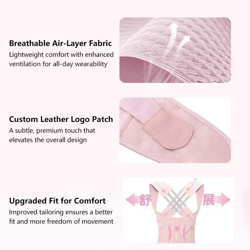 Vue détaillée du correcteur de posture
