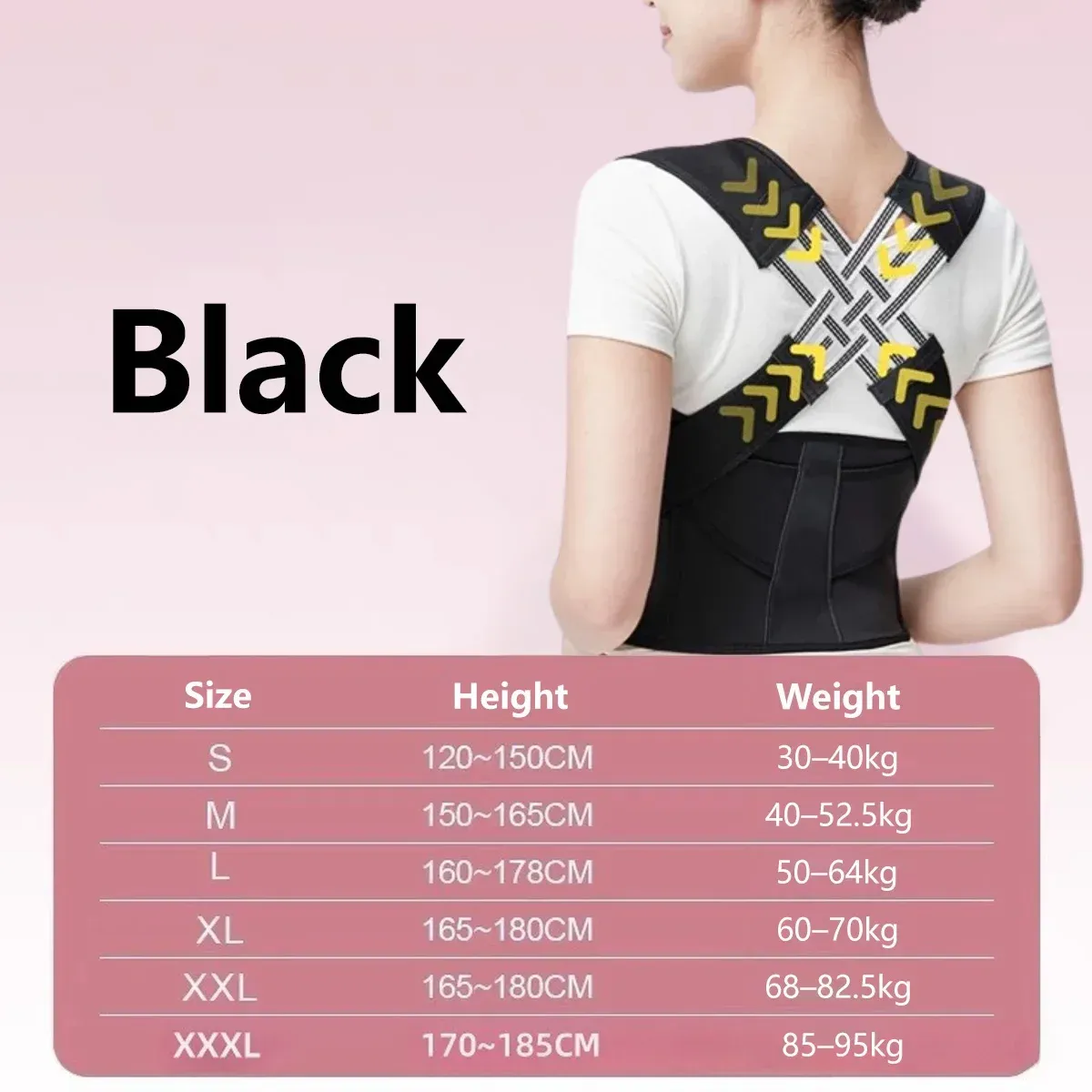 Correcteur de posture réglable | Ceinture de soutien lombaire pour la correction de la taille et l'alignement de la colonne vertébrale, mixte 7