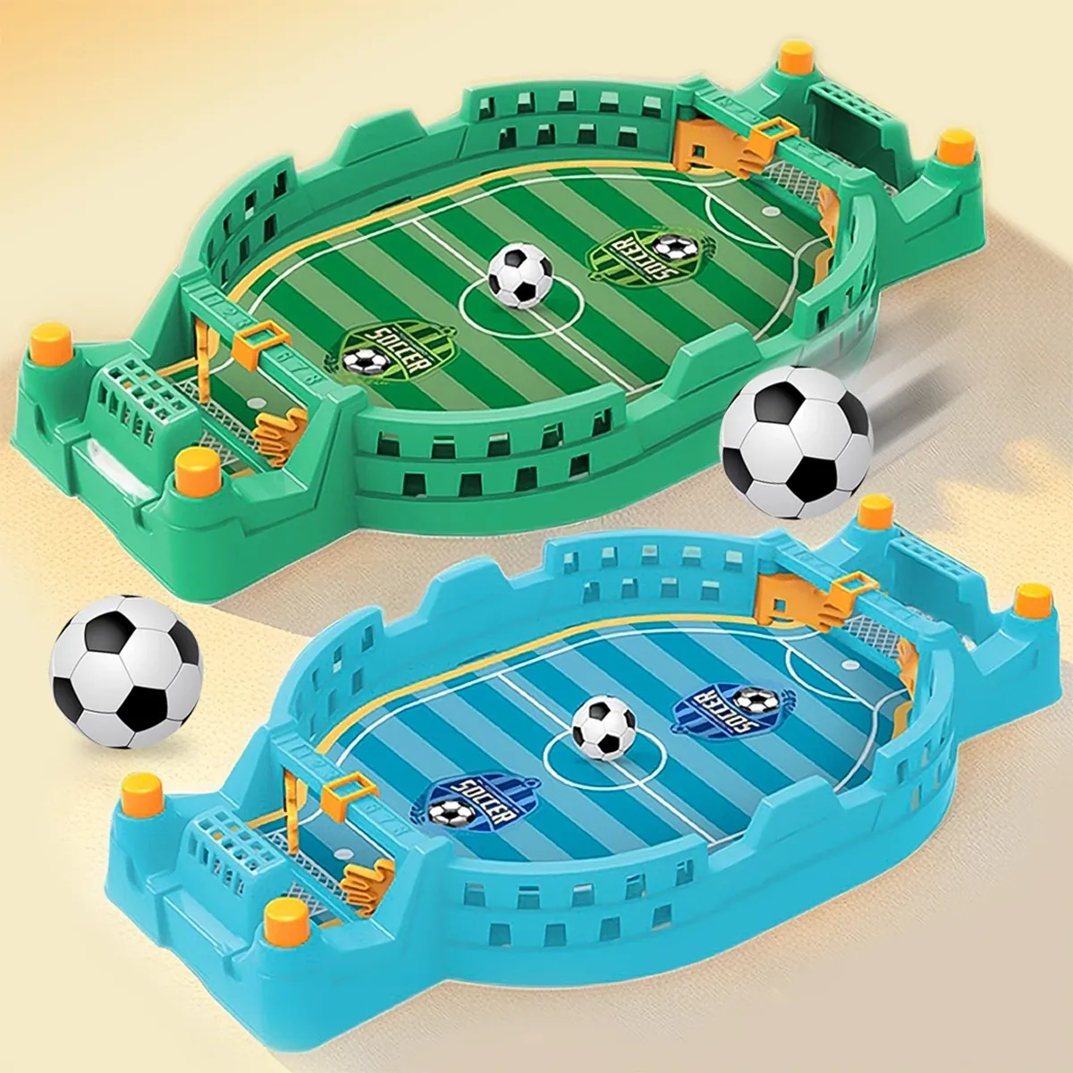 Mini jeu de table de football britannique à catapulte, avec ballons de football, jeu de sport de compétition pour le bureau, jouet pour jeu en famille - Image 1