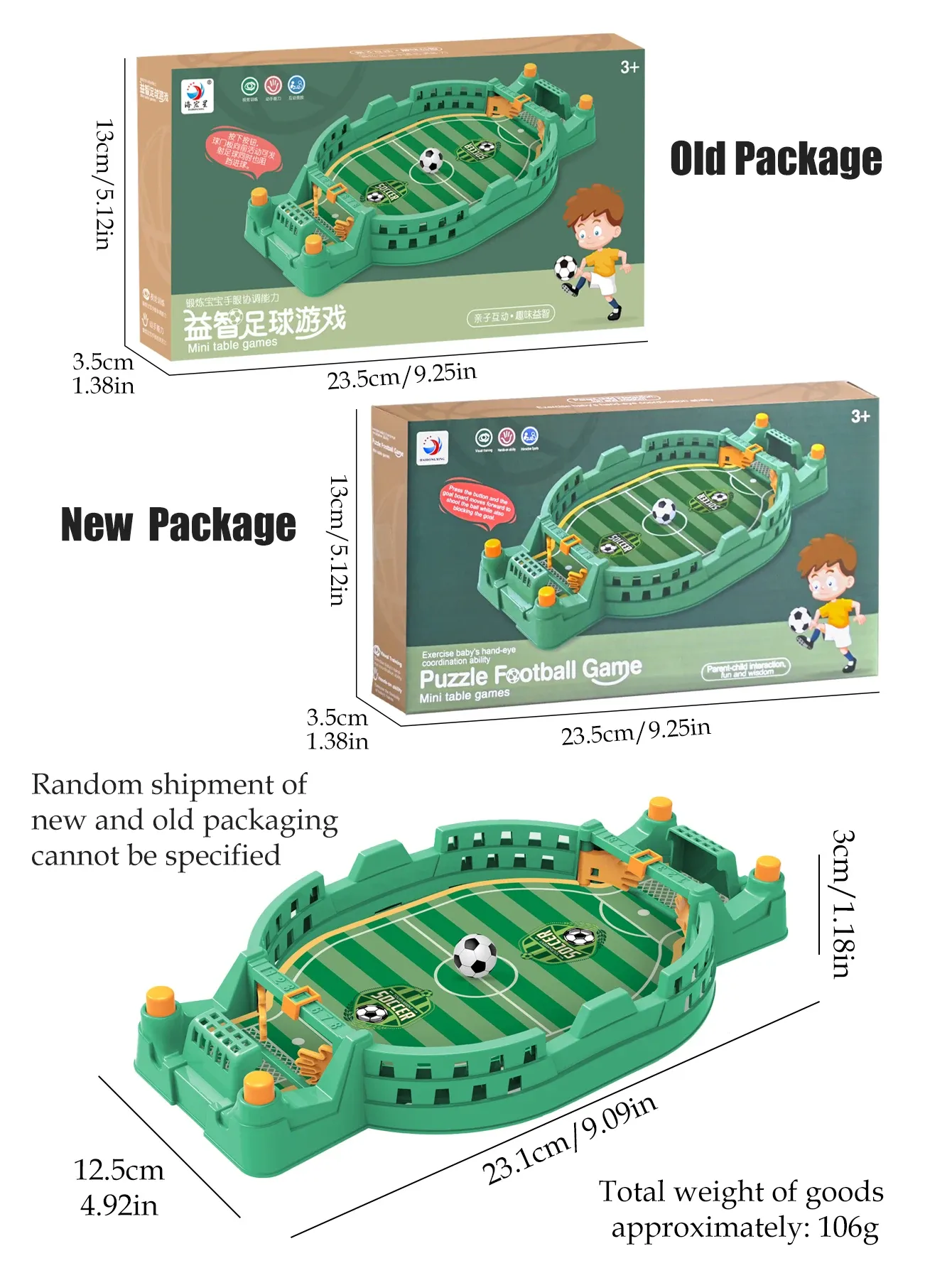 Mini baby-foot britannique, finitions du produit