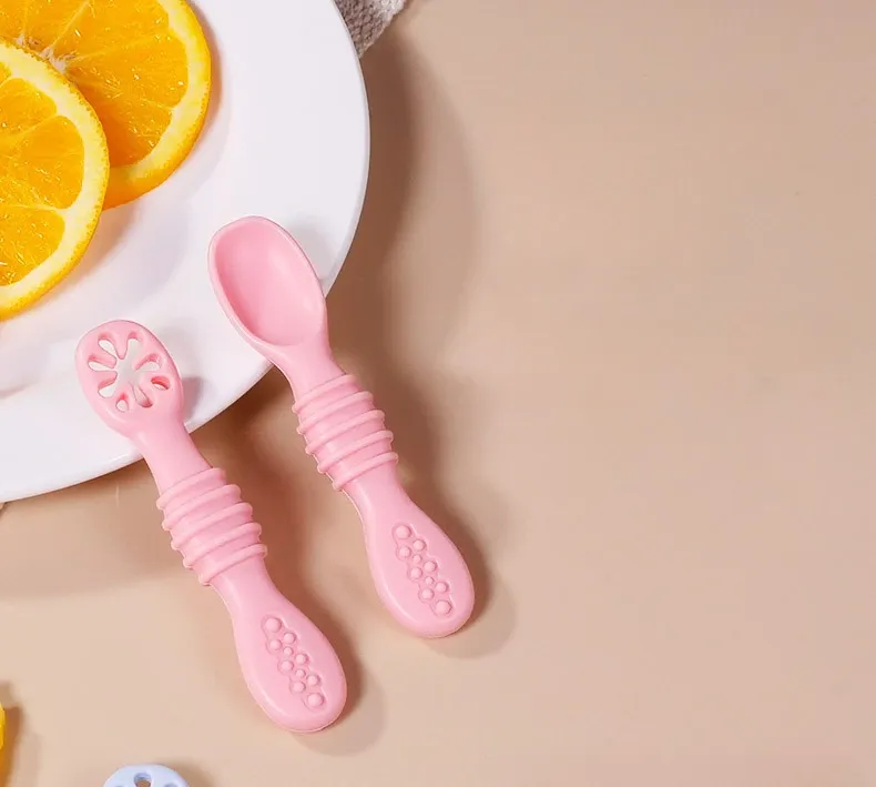Ensemble de couverts souples pour bébé