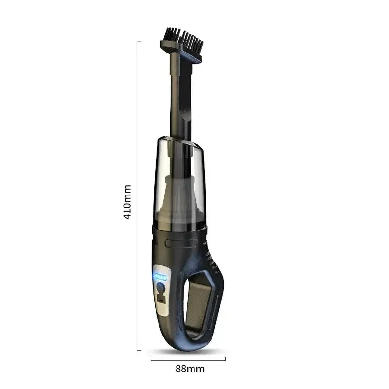Aspirateur de voiture portable sans fil, rechargeable par USB, aspirateur à main puissant pour voiture, maison et bureau, nettoyage des poils d'animaux 6