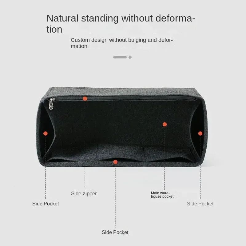 Organisateur de sac de voyage grande capacité, doublure compatible Keepall 45, 50, 55 et 60 2