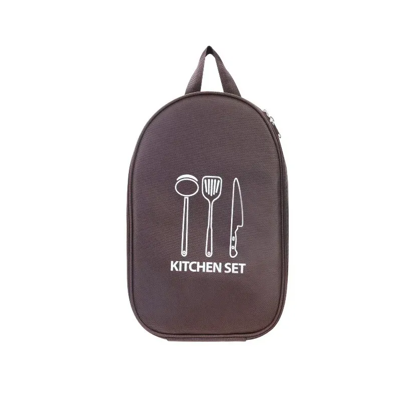 Sac de rangement de cuisine pour camping, en utilisation