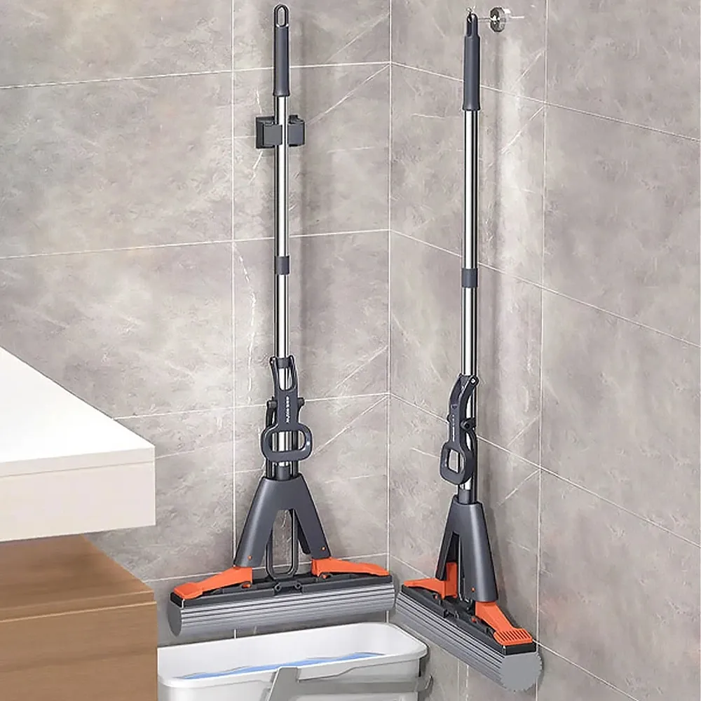 Vadrouille éponge super absorbante 28 cm / 34 cm, lavage mains libres pour cuisine, salle de bains et sols stratifiés 5