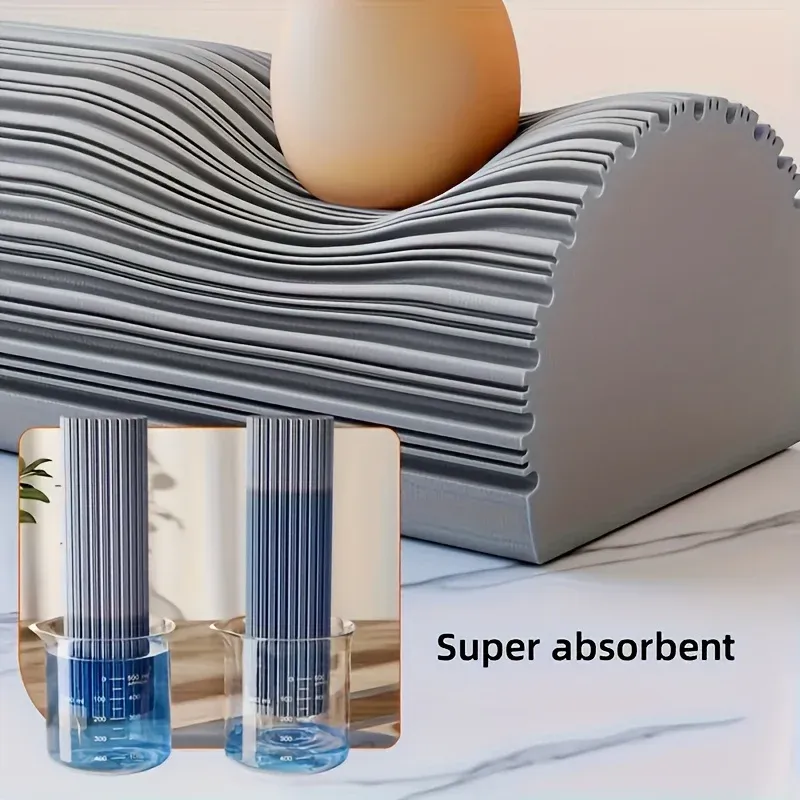 Détail de l'éponge absorbante