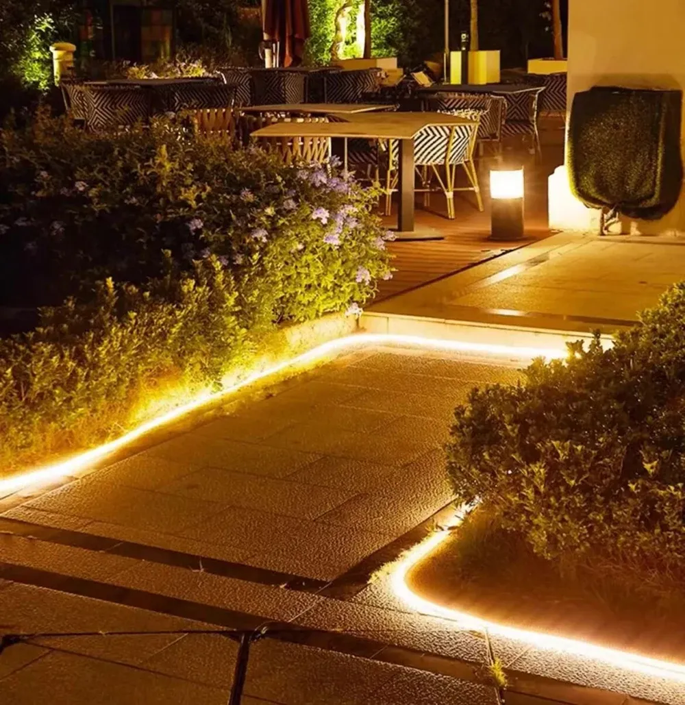 Ambiance lumineuse en extérieur