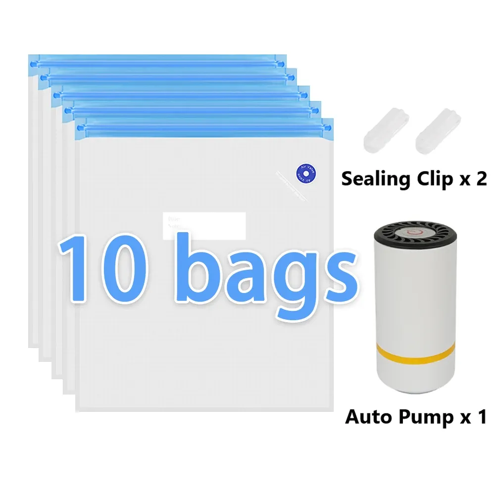 Kit de sacs de stockage sous vide pour filament d'impression 3D avec pompe, dessiccants et pinces, protection anti-humidité pour filaments PLA, ABS et PETG 7